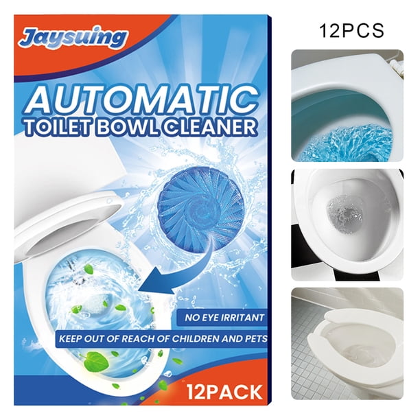 12 Unids/pack Inodoro Limpiador Tableta Soluble Descalcificación Accesorios Baño