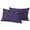 Black Purple, variant on Blue Striped Outdoor Pillow Covers 20"x12" Set of 2, Waterproof Throw Pillow Covers for Patio Furniture, Modern Farmhouse Stripes Rustic Decorative Cushion Pillowcases for Garden Porch Couch Sofa