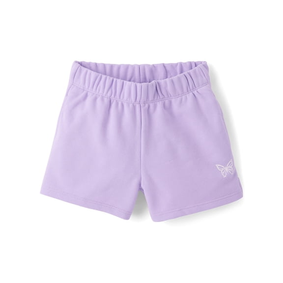The Children's Place Girls Pull-On Graphic French Terry Shorts, Sizes XS-XXL
