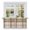 Beige, Camel, Toffee, Khaki, variant on Orange Buffalo Plaid Kitchen Curtain for Berdoom Living Room Cafe 72 Inch Length, Geometric Modern Farmhouse Tiers Curtains Light Filtering Drapes Rod Pocket Window Treatment 2 Panels 52"Wx72"L