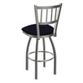 thumbnail image 3 of 810 Contessa Stainless Steel 25" Swivel Counter Stool with Canter Twilight Seat, 3 of 3