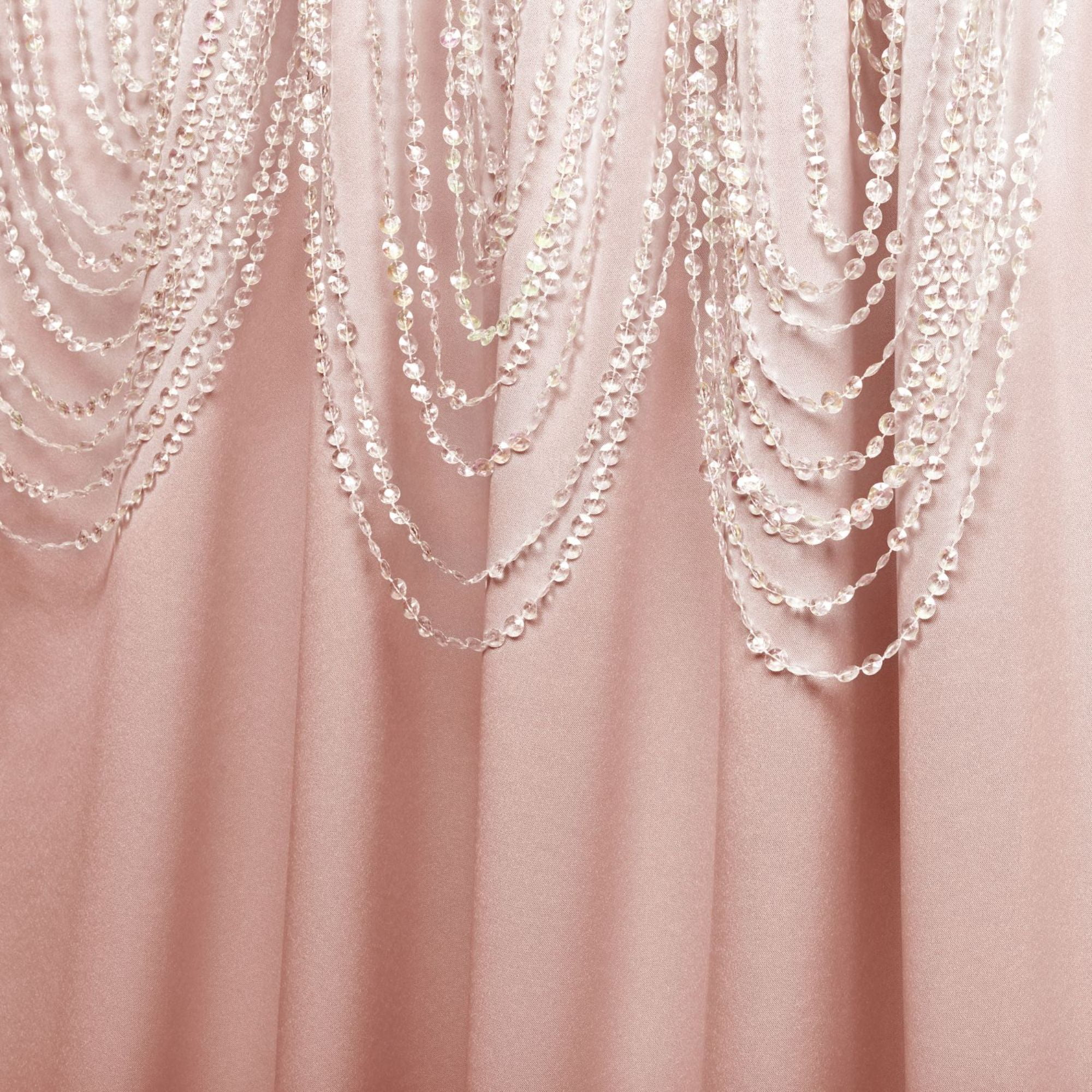 Exclusive Home Bliss Room Darkening Room Blackout HIdden Tab Top Curtain Panels, 54"x84", Blush, Set of 2