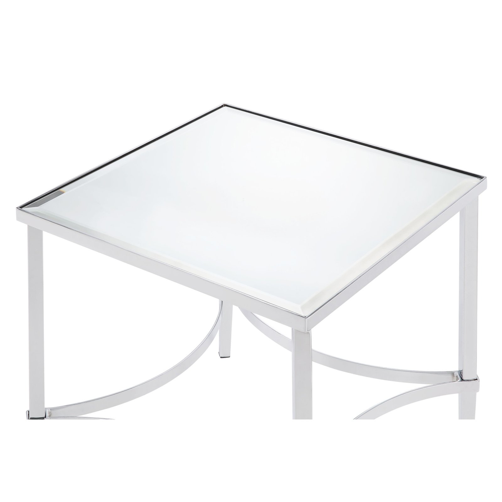 ACME 80192 Petunia End Table - Chrome & Mirror - 24 x 22 x 22 in. - image 3 of 4