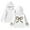 White, variant on MUXiin Girl's Cherry Graphic Hoodie Long Sleeve Hooded Sweatshirt Cute Pullovers Tops for 5-6 Years,White