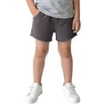 thumbnail image 2 of ITSAME Boys Girls Shorts, Cotton Frayed Hem Elastic Waist Summer Lightweight Casual Shorts Gray Size 5T, 2 of 8