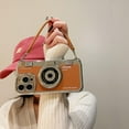 thumbnail image 2 of Case Compatible with iPhone 12,Cute 3D Vintage Camera Phone Case with Hand Strap Unique Cool Silicone TPU Case Shockproof Protective Case Women Girls for iPhone 12, 2 of 7