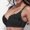 Black, variant on DuoJiaJ Womens Adjustable Youth Large Size Lace Bra Steel Ring Thin Bra Underwear Push Up Bras Beige