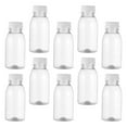 thumbnail image 4 of Bouteilles Jus Vides Bouteille Transparente Contenants de Boisson Lait Réutilisable Boisson Plastique Eau Contenants Transparents Bouchons Couvercles, 4 of 7