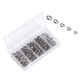 thumbnail image 1 of Conector de Cebo Anillo Partido de la Pesca con Se?uelos, 5 Tama?os Anillos Partidos de Acero Inoxidable para Trabajo Pesado Se?uelos Sólidos Conectores Aparejos de Pesca (200pcs) EOTVIA No, 1 of 7