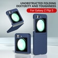 thumbnail image 2 of SaniMore for Samsung Z Flip 5 Case, Slim Fit Cover with Hinge Protection & Lens Protector Compatible with Samsung Galaxy Z Flip 5 2023, Darkblue, 2 of 6