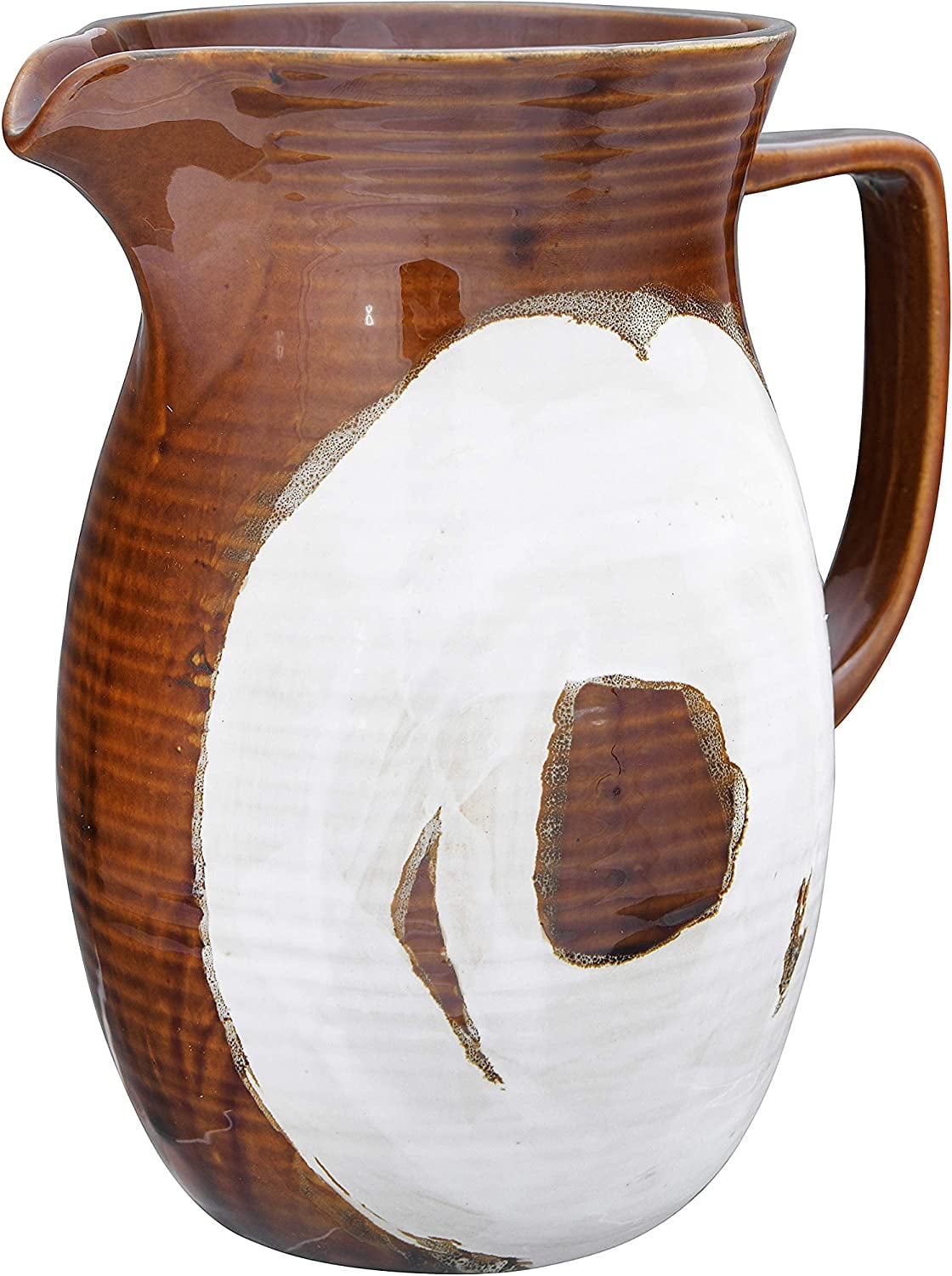 Handmade Ceramic Pitcher, With Lizard Handle, Fine Art Ceramics, Wine Serving  Pitcher, Unique Restore Technique, in Firewood Oven Firing 