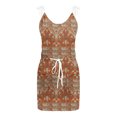 thumbnail image 4 of SMihono Robe d'Été pour Femmes Grande Taille Mode pour Femmes Couleur Unie Confortable Ample Sans Manches Décontractée Hauts Robe, 4 of 5