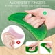thumbnail image 5 of Herramienta de masaje Body Gua Sha con mango, herramienta grande Guasha para masaje facial de espalda y cuello, drenaje linfático, eliminación de celulitis verde 3*7 cm JM, 5 of 5