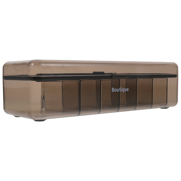 Electronics Data Cable Storage Box Phone Charger Organizer Home Office Supply