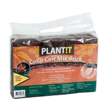 Plant!T JSCPB Coco Coir Mix Brick, Set of 3 (Best Coco Coir For Cannabis)