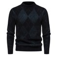 thumbnail image 2 of Men's Knitted Wool Sweater Coat Long Sleeve Casual Winter Warm Fashion Outwear Tops for Autumn Comfort, 2 of 2