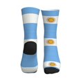 thumbnail image 2 of Mens Crew Socks Womens Flag Of Argentina Workout Training Athletic Socks, 2 of 7