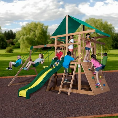 Backyard Discovery Mount McKinley Cedar Swing Set