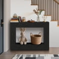 thumbnail image 1 of Kojooin Rustic Farmhouse Console Table with Storage Shelf, 47 Inch Wooden Narrow Entryway Sofa Table for Hallway or Foyer, 1 of 7