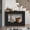 Black, variant on Rustic Farmhouse Console Table – 47" Wooden Sofa Side Table with Storage Shelf – Narrow Accent Entryway Furniture for Hallway, Living Room, Foyer – nature wood color