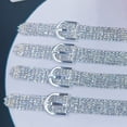 thumbnail image 5 of Wiywef 2 Pcs Rhinestone Shoulder Straps Crystal Shoulder Strap Rhinestone Underwear Chain Bridal Wedding Dress Bra Shoulder Chain Body Jewelry for Women, 5 of 7