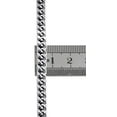 thumbnail image 4 of Real 10K White Gold 3D Hollow Franco Box Link Chain 5.50mm Necklace 28 Inches, 4 of 6