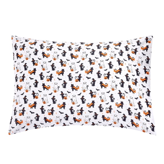Dreamon Halloween Super Soft Microfiber Pillowcase-Black Cats-Standard/Queen, 1 Piece