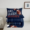 thumbnail image 5 of Erosebridal Rugby Comforter Sets , American Football Down Comforter, Reversible 2pcs, 5 of 7