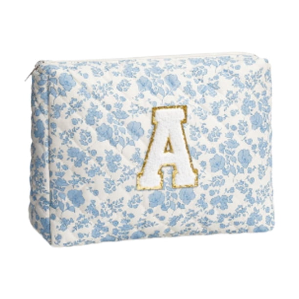 Bolsa de maquillaje acolchado Casa cosmética Multipurez para mujeres bolsas de bolsa cosmética para niñas para cepillo de maquillaje lápiz labial de M