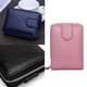 thumbnail image 2 of Guardurnaity Cartera de órgano de cuero para hombre y mujer, bloqueo de identificación, tarjeta de crédito, RFID, bloqueo de identificación, Envolturas para manijas de equipaje rosado, 2 of 6