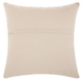 thumbnail image 3 of Couture Hide White Silver Woven Metallic Pillow, 3 of 3