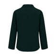 thumbnail image 5 of Blazers for Women Under 20$, Bronze Blazers for Women Business Casual Baberdicy Women's Autumn And Winter Long Sleeved Button Solid Color Cardigan Small Suit Jacket, 5 of 7