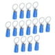 thumbnail image 2 of Terminales de crimpado de anillo, 50 piezas Kit de terminales de crimpado con terminal de anillo aislado de cobre, 2 of 8