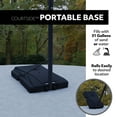 Lifetime Adjustable Portable Basketball Hoop, 46 inch Polycarbonate