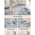 thumbnail image 5 of Marble Texture Area Rug for Bedroom 4x6 Ft Elegant Gray Blue Tone Watercolor Effect Super Soft fuzzy Throw Rug Non-Slip Fluffy Plush Indoor Floor Carpet for Living Room Nursery Home Decor, 5 of 8