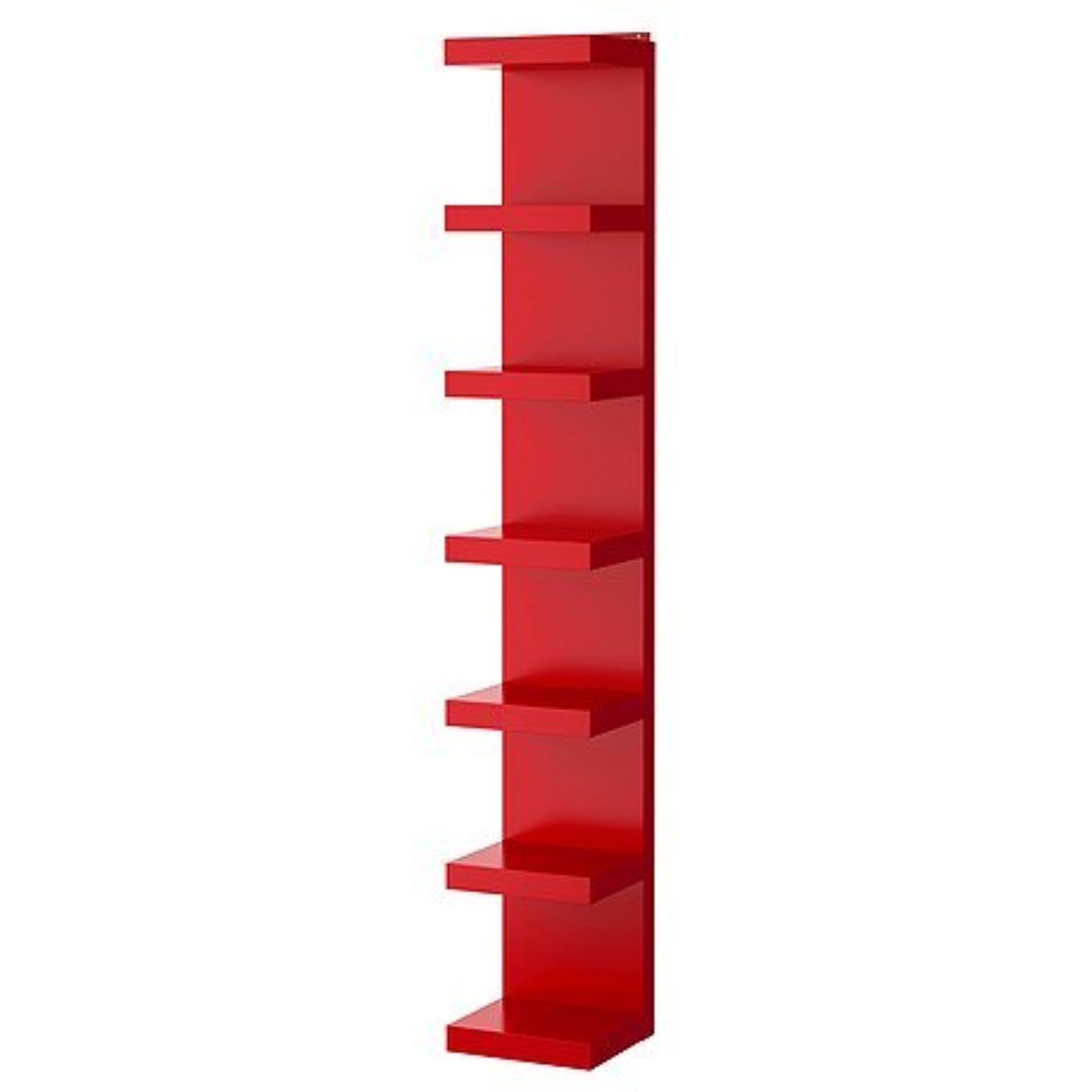 Ikea Wall Shelf Unit Red 11 3 4x74 4, Red Floating Shelves