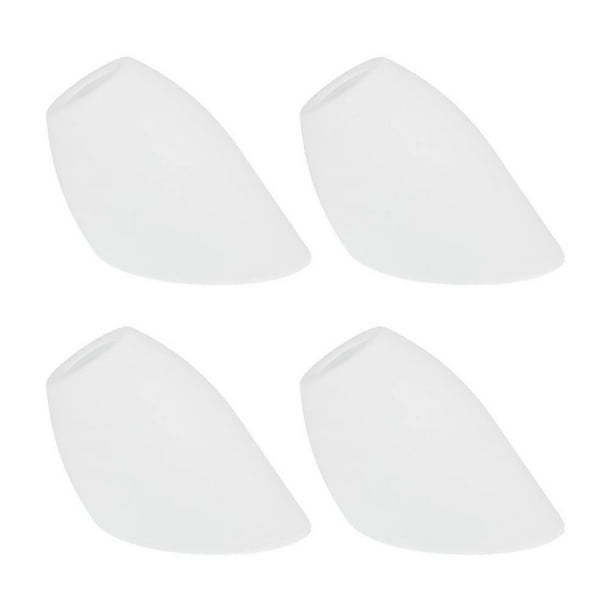 Plastic Lamp Cover 4pcs Inclined Head Replacement Shade for Home Decor Dust Resistant Easy Install Fits Central Lighting for Living Room Bedroom