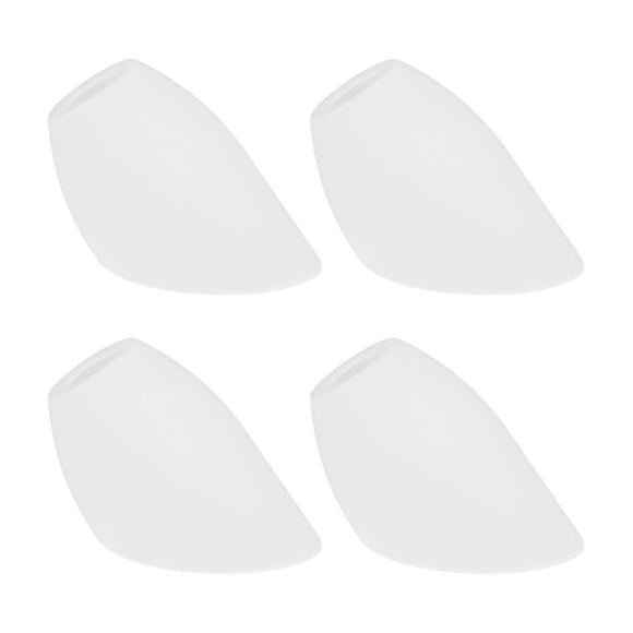 Plastic Lamp Cover 4pcs Inclined Head Replacement Shade for Home Decor Dust Resistant Easy Install Fits Central Lighting for Living Room Bedroom