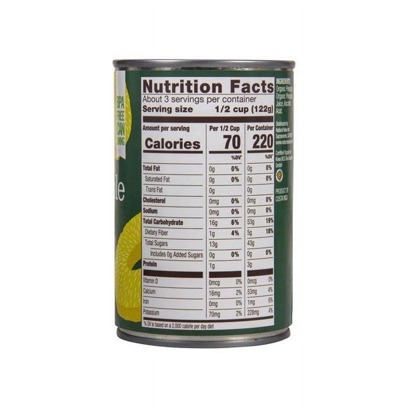 Natural Value Pineapple Chunks, Organic-14 oz