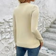thumbnail image 7 of Cardigans for Women Plus Size Long Sleeve Button Down Sweaters Open Front Knit Cardigan Outerwear Coats, 7 of 7
