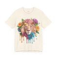 thumbnail image 2 of Lion Graphic Unisex 100 Cotton Vintage Animal Artwork Tee 2, 2 of 8