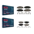 thumbnail image 1 of CMX Front Rear Ceramic Brake Pads Kit for Car 2009-2011 Cadillac STS with Performance Brakes KCX-100490, 1 of 9