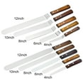 thumbnail image 7 of Cheer.US Straight and Angled Icing Spatula - Cake Frosting Spatula - High Grade Stainless Steel | Baking and Cake Decorating Supplies - Multipurpose Use for Home, Kitchen or Bakery&nbsp;, 7 of 7
