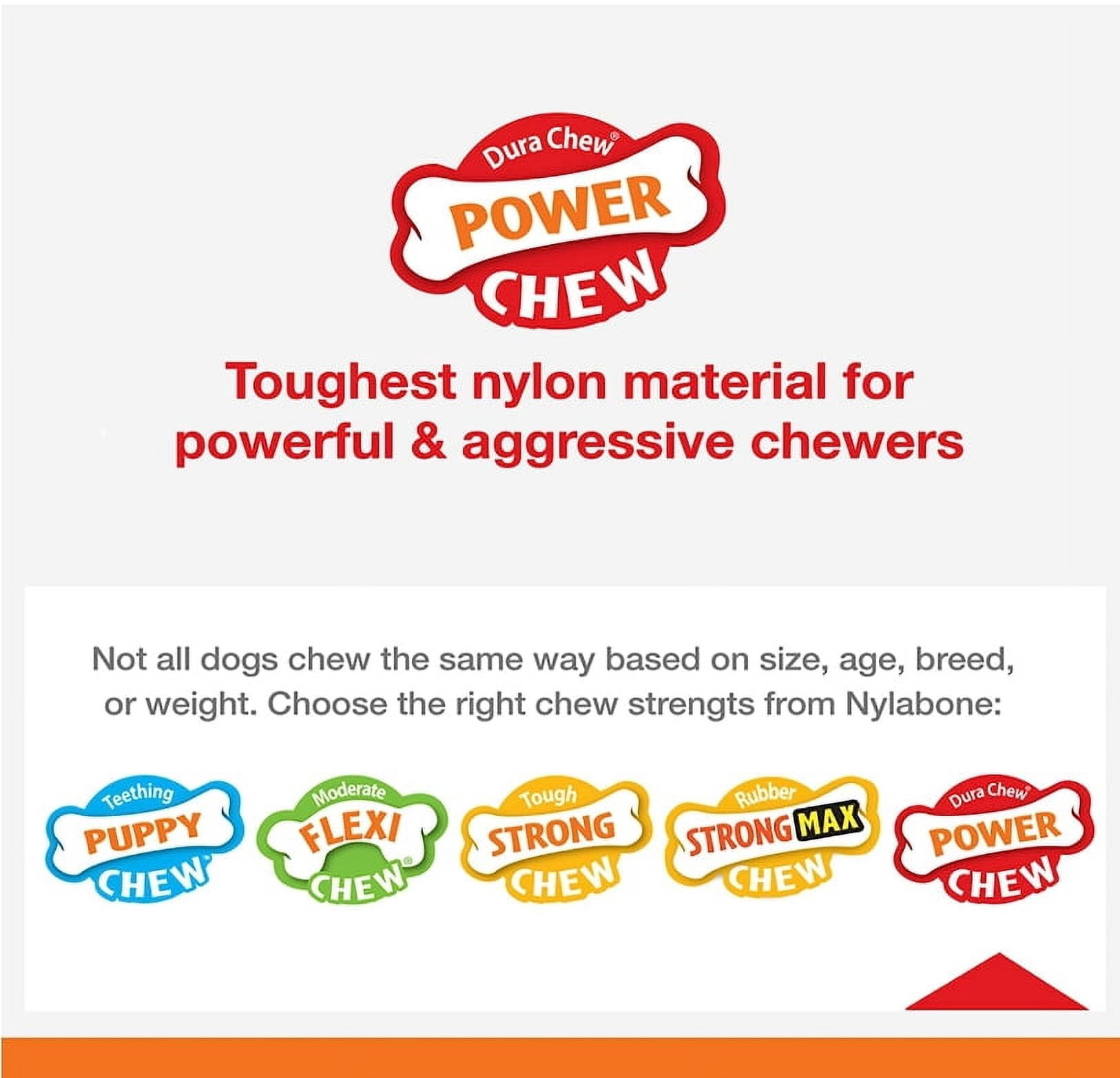 Nylabone Power Chew Flavor Frenzy Chew Beef Jerky and Chicken Flavor Giant [New Dog Supplies, Dog Chew Toys, Nylabone, Dog Supplies] 1 count