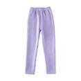 thumbnail image 6 of Zshosam Baby Pants Girls Flare Leggings Bell Bottoms School Uniform Pants High Waisted Flared Leggings for Teen Girls Size 3T 4T,(Light Purple 3-4 Years), 6 of 7