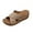 Khaki, variant on Clearance under 10 Sandals for Women 2025 Women's Fashion Casual Summer New Style Solid Color Hollow Strap Roman Thick Bottom Wedge Heels