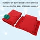 thumbnail image 3 of Guantes de mano para cochecito impermeables a prueba de viento forrados en vellón | Ajuste universal para carrito de empuje de cochecito | Mitones cálidos y transpirables para calentar las manos, 3 of 5