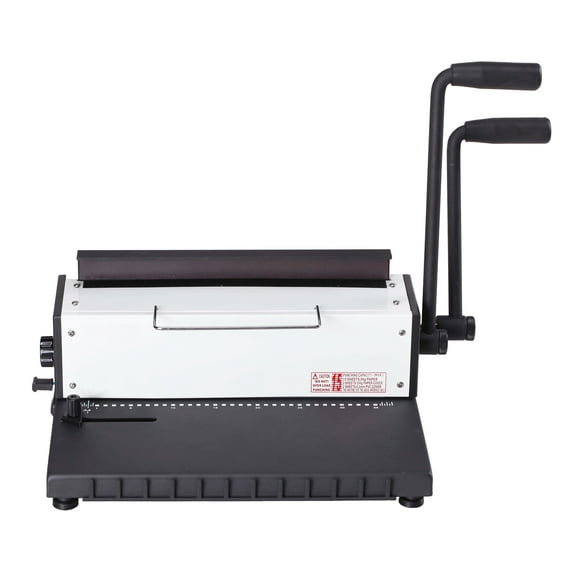 FOCUSBINDING Machine à Relier le Fil, 15 Feuilles Perforées, Machine à Relier le Fil, Métal, avec 2 Boucles, Multicolore