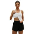 thumbnail image 3 of Alove Strethcy Ribbed Tank Tops With Shelf Bra Racerback Soft Camis, 3 of 5
