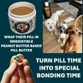thumbnail image 5 of Pill Butter: German Wirehaired Pointer Dog Treats to Wrap Pills - Moldable Non-Sticky Paste of Human Grade Real Dog Peanut Butter (60 Servings)s, 5 of 9